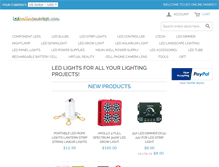 Tablet Screenshot of ledonlinemarket.com
